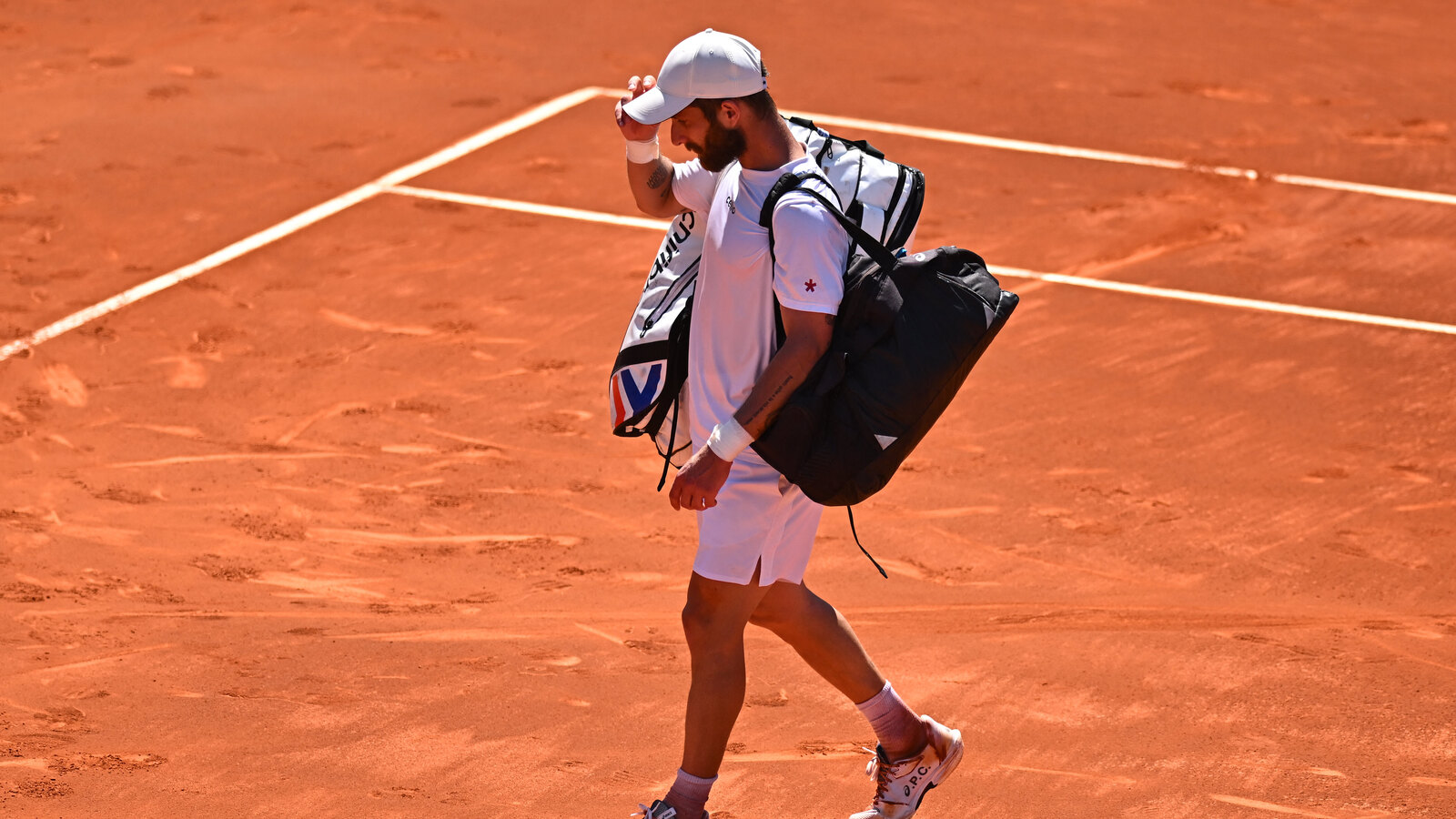 Watch: Corentin Moutet booed off at Madrid Open after retiring mid-match and snapping racquet