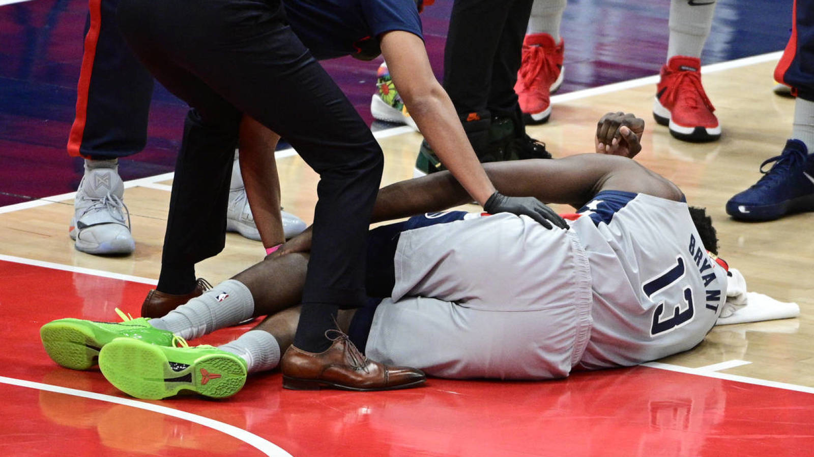 Wizards center Thomas Bryant done for season after suffering torn ACL