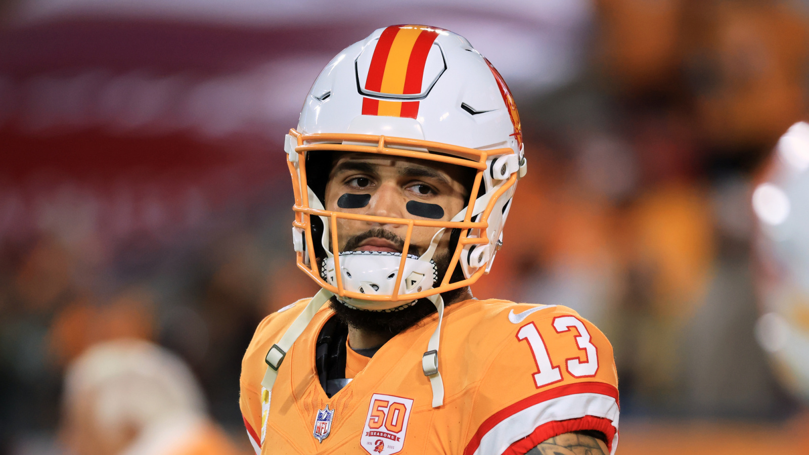 When did Mike Evans know he was leaving Buccaneers for 49ers?
