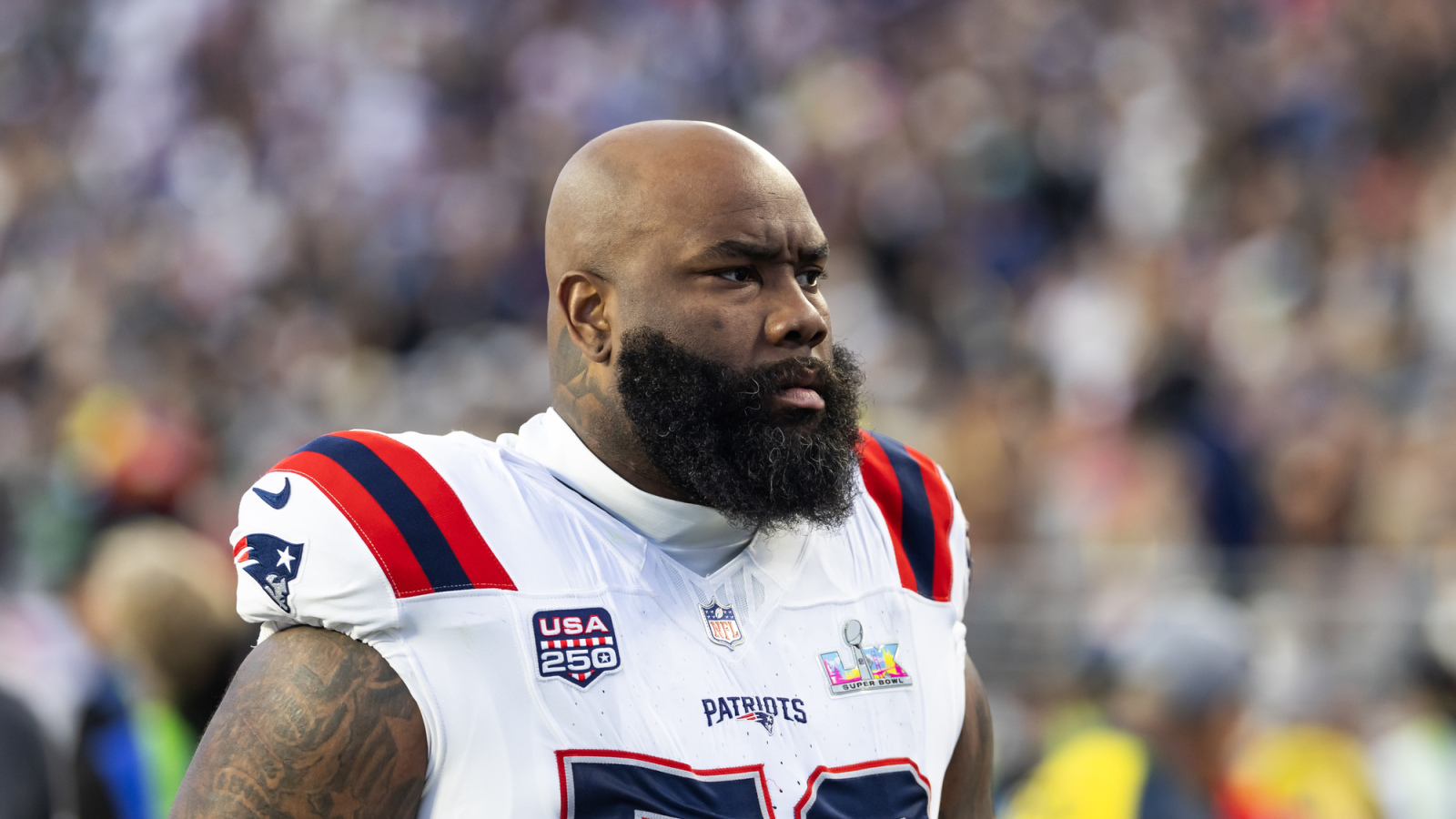 Patriots' Morgan Moses shares how Drake Maye embraced challenge to improve as a leader