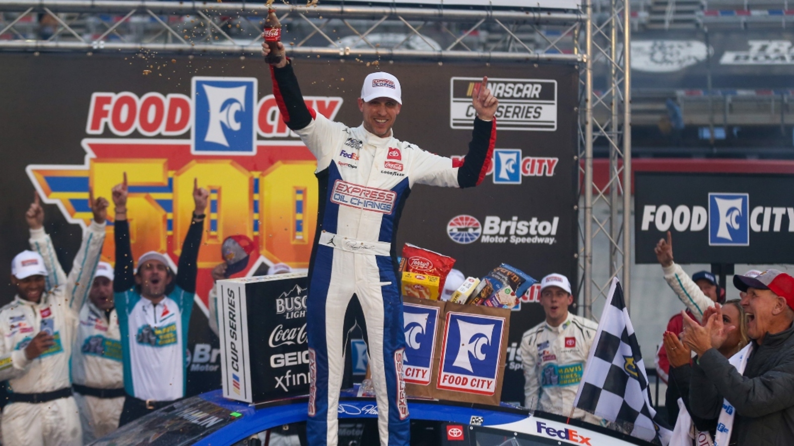 Denny Hamlin warns Goodyear to not panic after Bristol: ‘Don’t overreact’