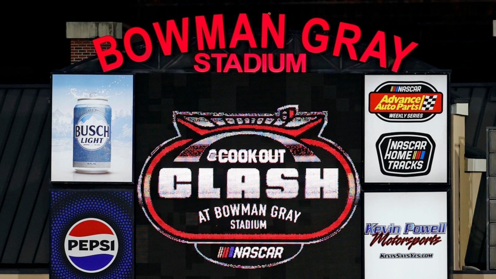 Full results for NASCAR Cup Series Clash at Bowman Gray Stadium