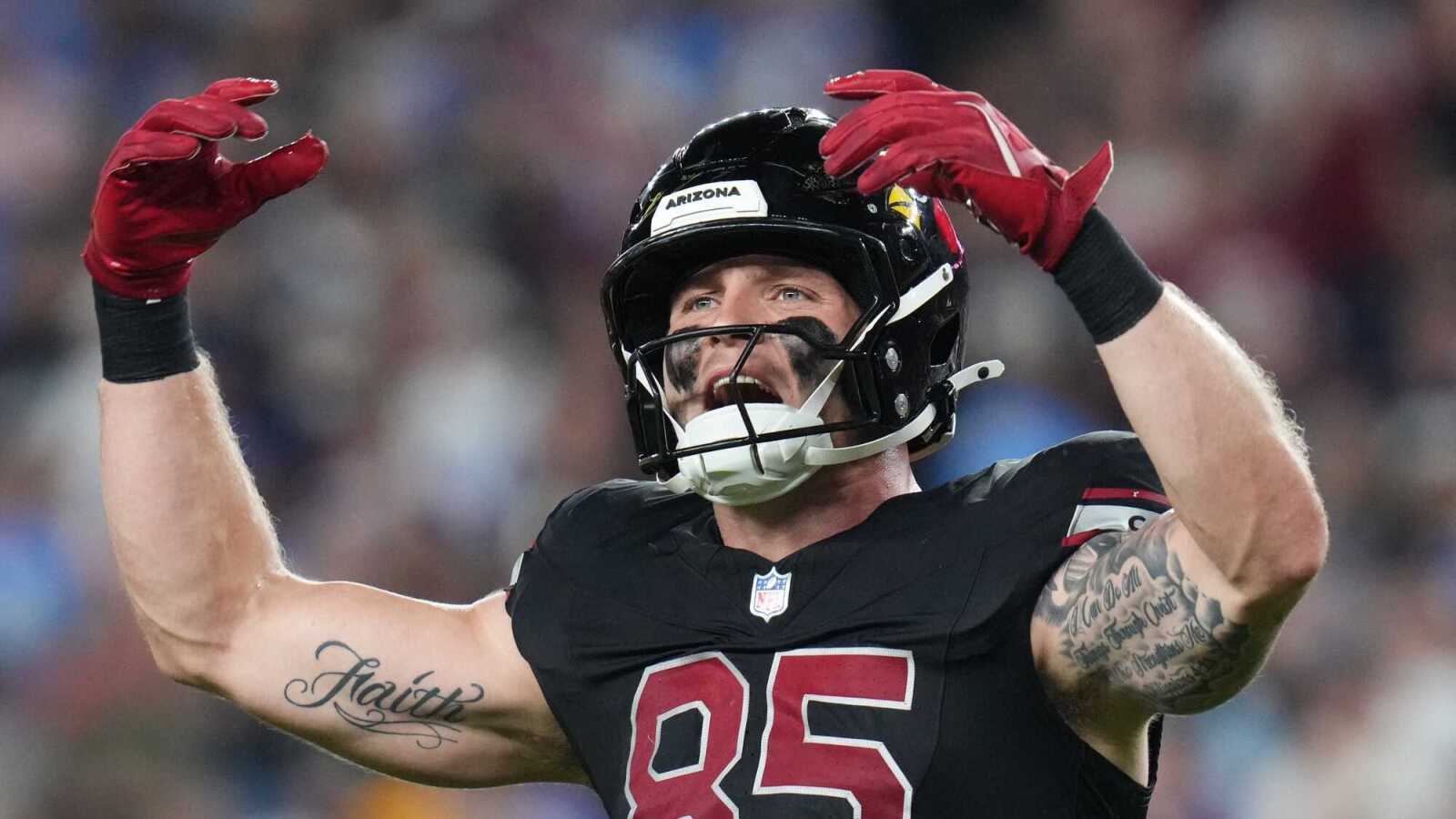 Cardinals' Trey McBride wants to follow in footsteps of Chiefs' Travis Kelce, Patrick Mahomes