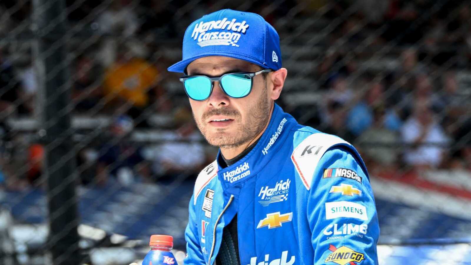 Kyle Larson comes up one spot shy of second straight Brickyard 400 win