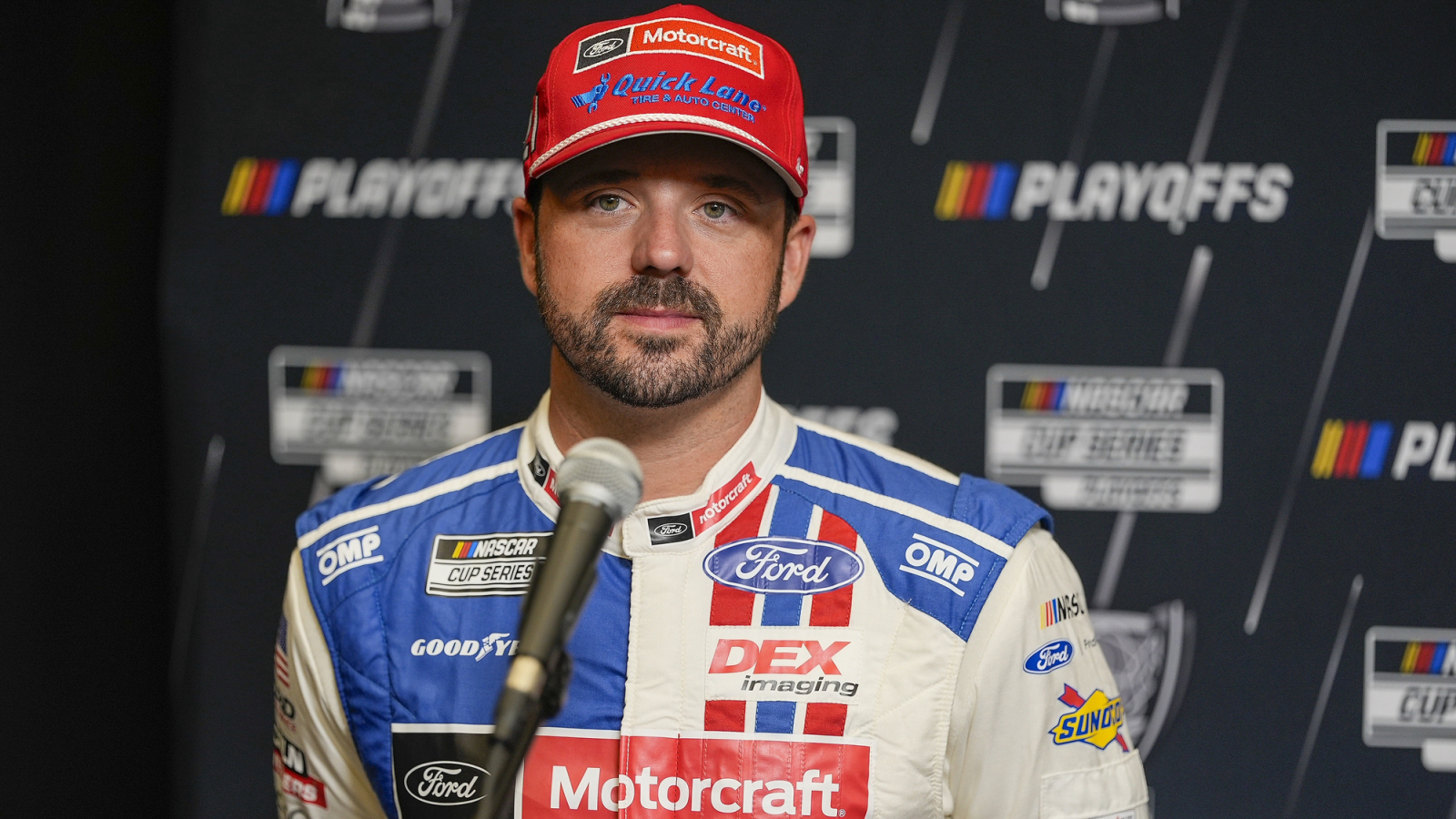 Josh Berry No. 21 car destroyed after contact from Chase Elliott, championship chances take massive hit