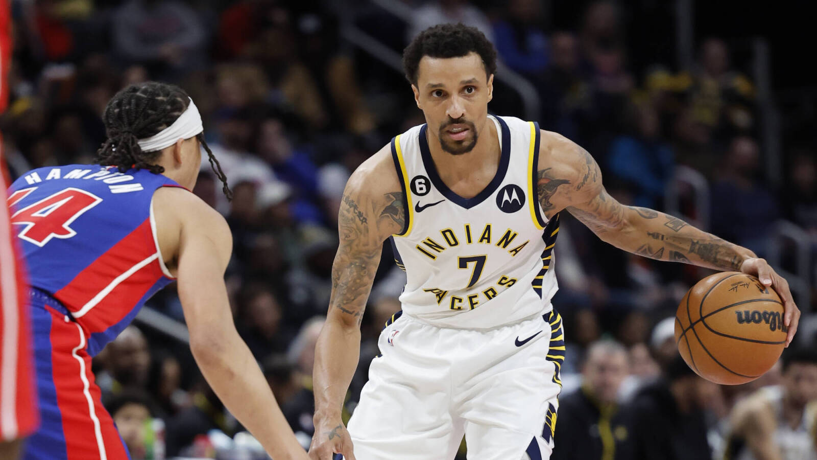 Pacers G George Hill happy to be counted on as a veteran leader
