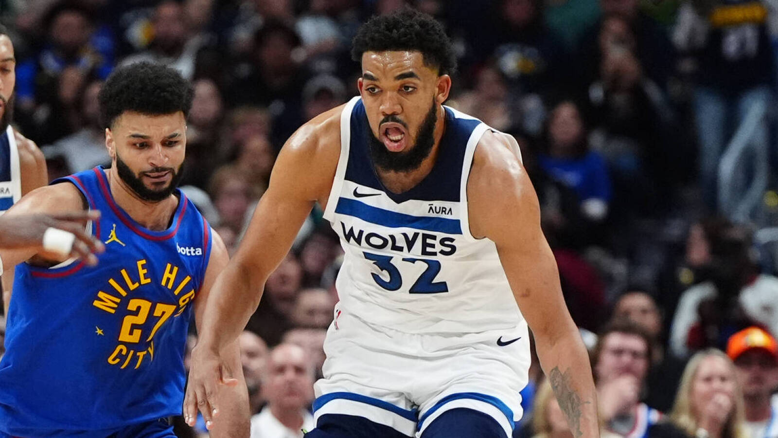Watch: Karl-Anthony Towns lights it up in the third