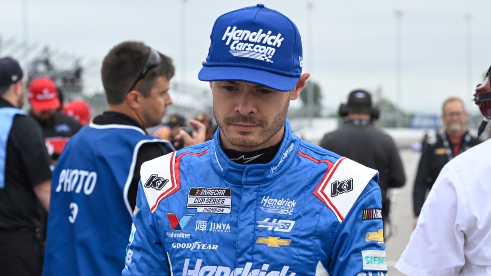 Denny Hamlin thinks it’s ‘ridiculous’ that NASCAR hasn’t given Kyle Larson a waiver