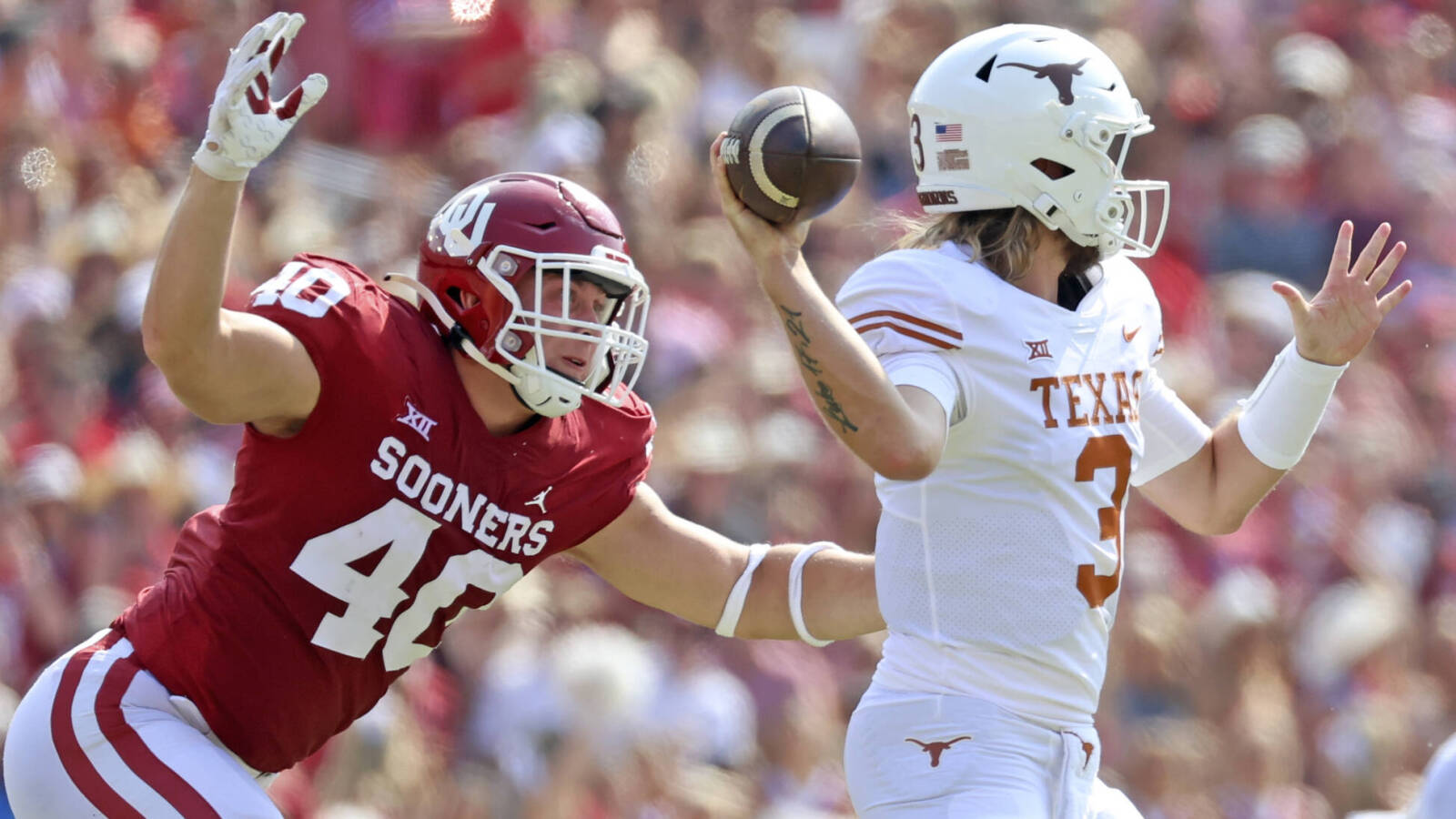 Chances for Texas, Oklahoma to make CFP in 2024 increase with realignment news