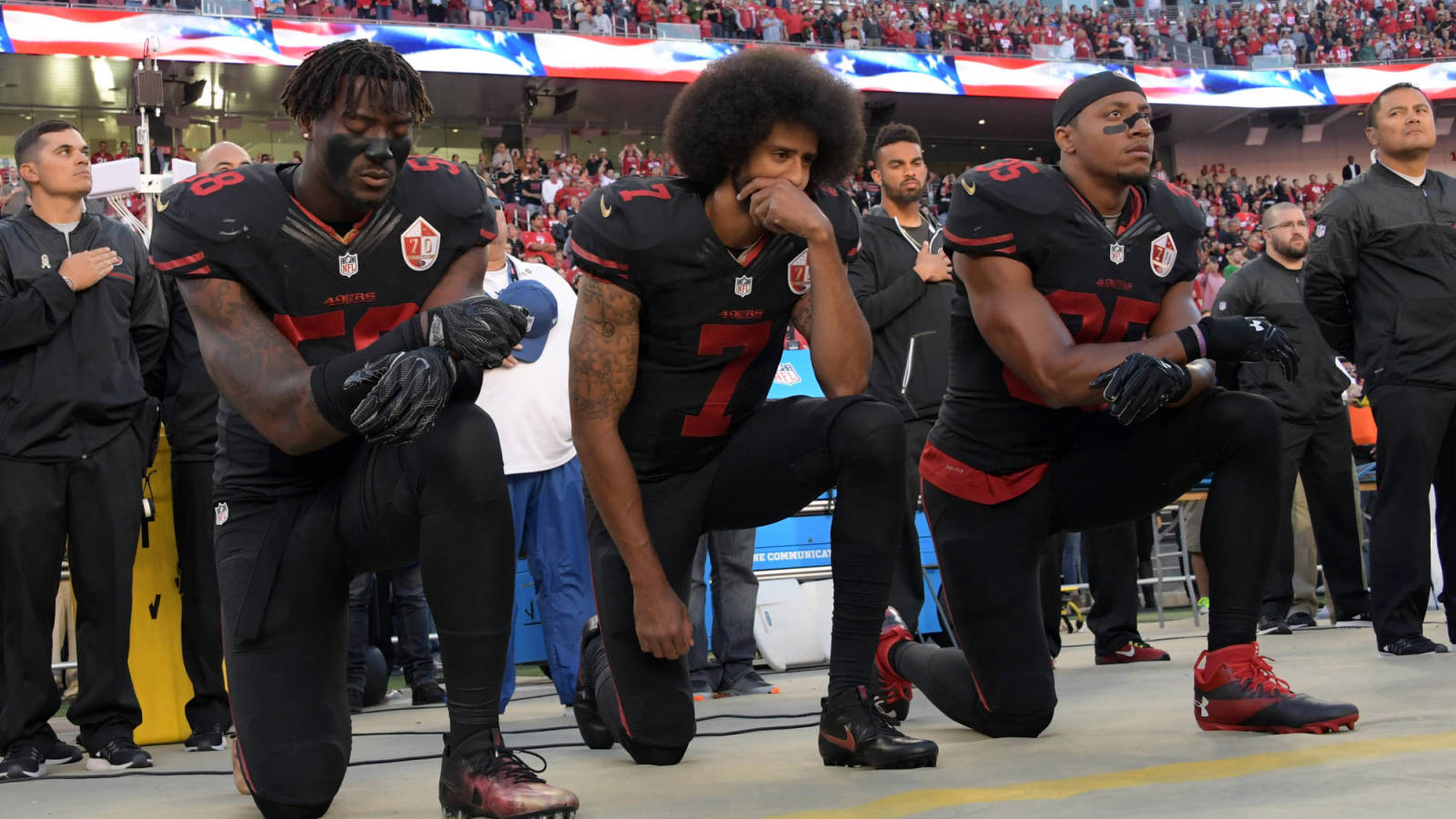 Why Did Nfl Players Kneel During The National Anthem Yardbarker