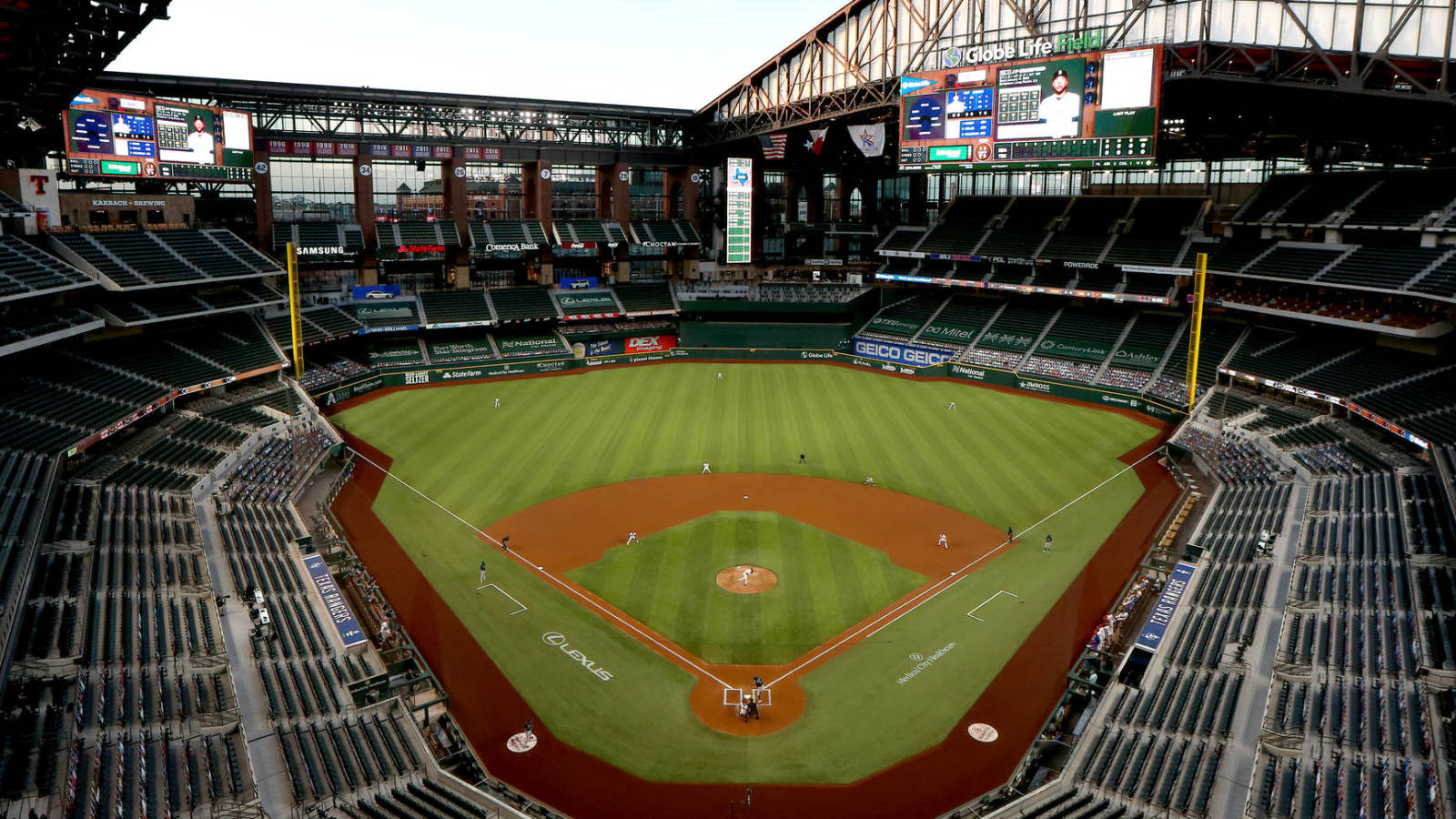 World Series Likely To Be Played At Texas Rangers New Stadium Yardbarker