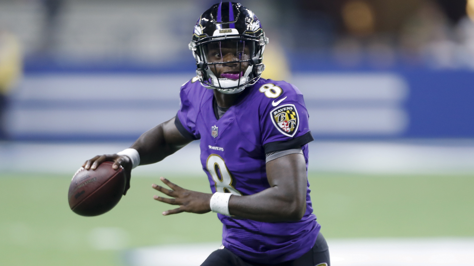 Watch Lamar Jackson Wills Himself Into End Zone On Electric Running Td Yardbarker