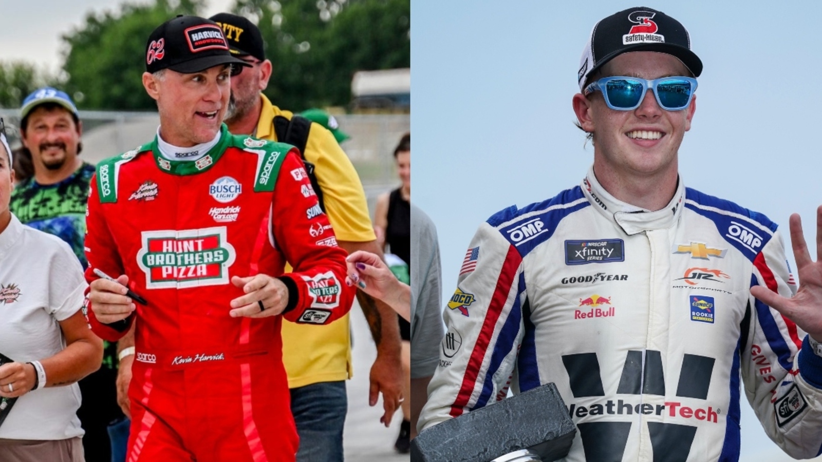 Kevin Harvick reacts to emotional shoutout from Connor Zilisch after NASCAR Cup Series news