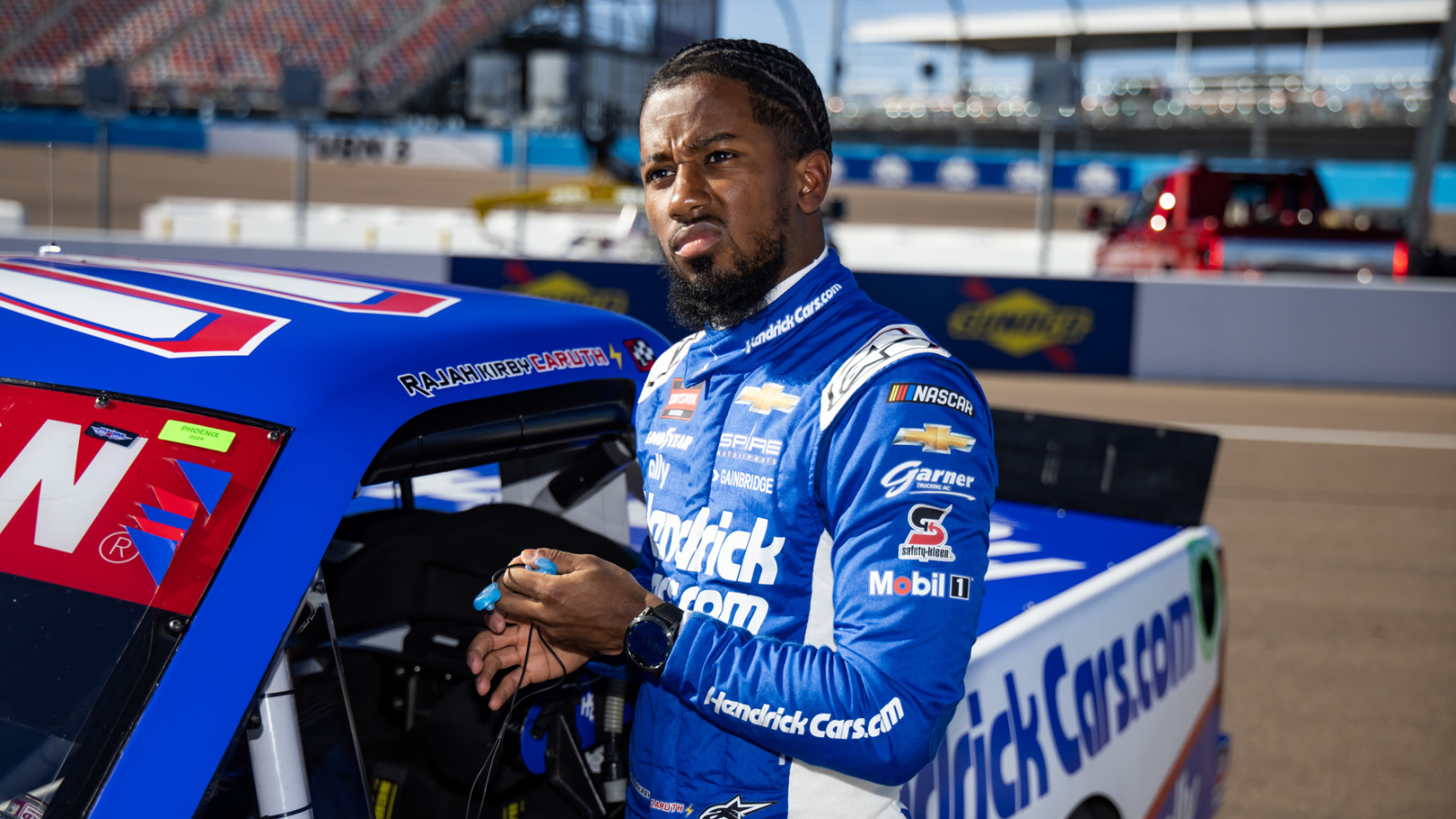 Why it's time for NASCAR Truck Series driver Rajah Caruth to worry