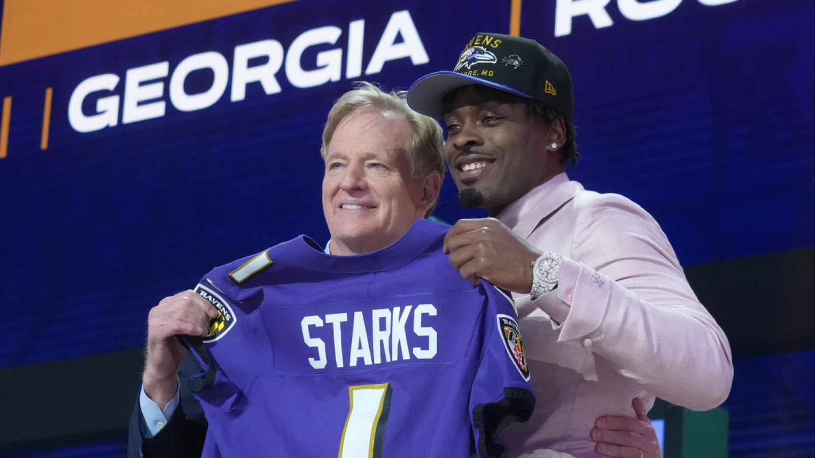 Ravens sign first-round pick Malaki Starks to rookie deal