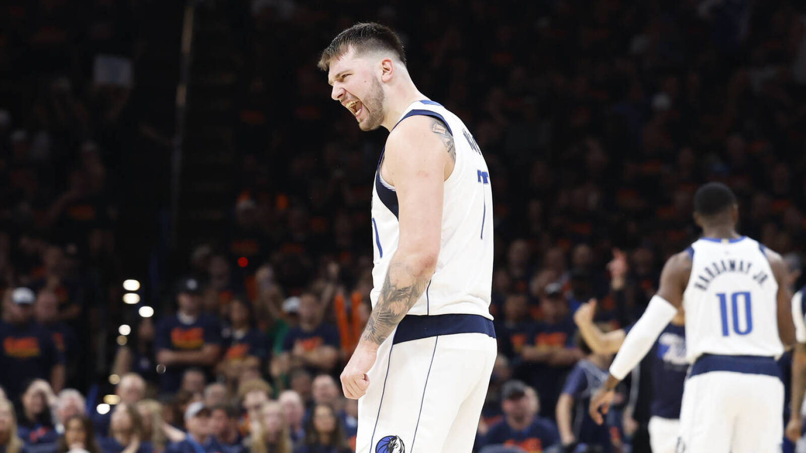 Luka Doncic fed off negative reactions in Game 5 win over Thunder