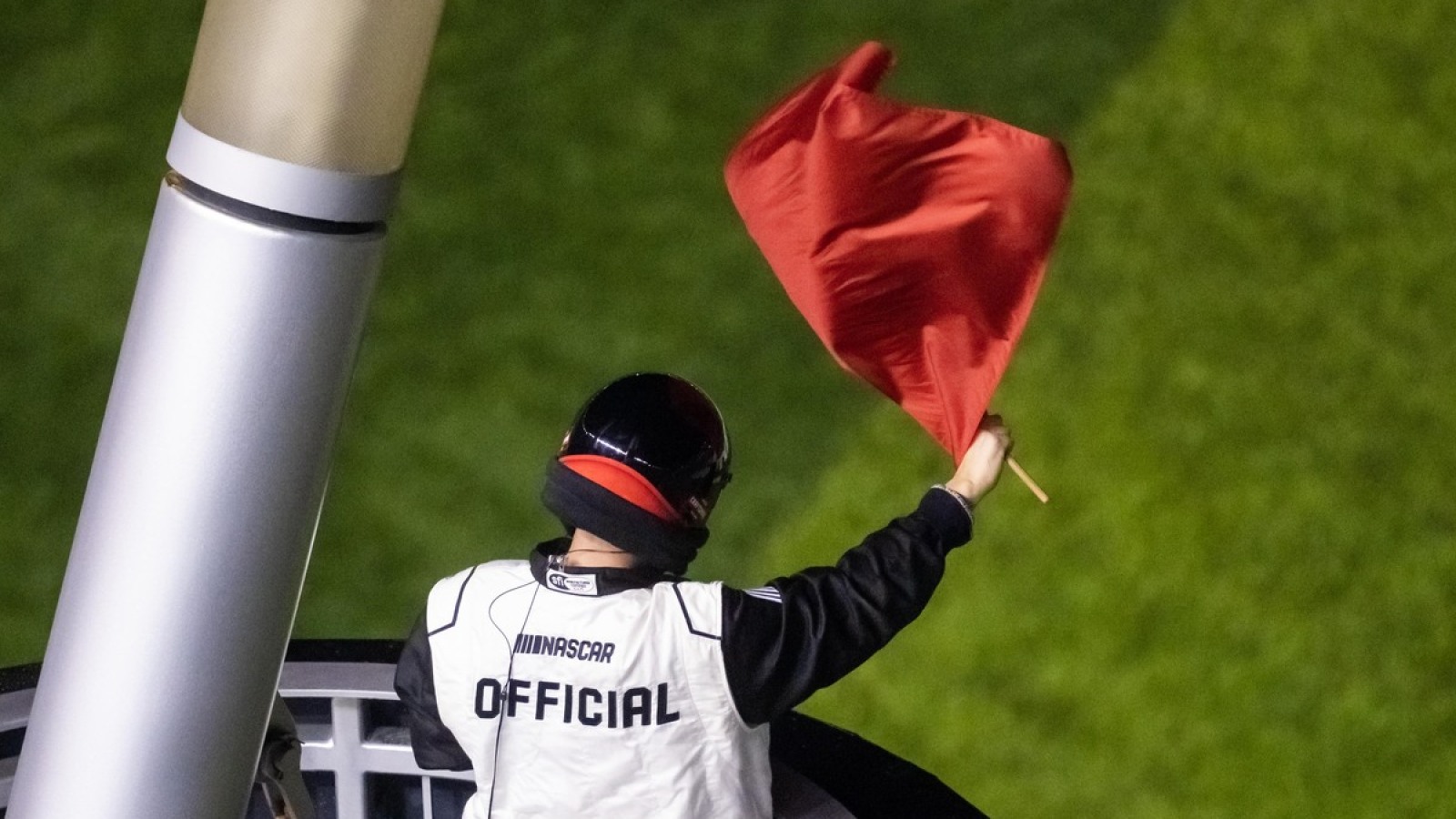 Watch: Pace car wrecks under caution in NASCAR championship race