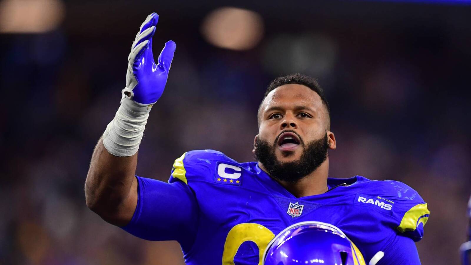 Aaron Donald says 'strong possibility' he retires if Rams win Super Bowl LVI