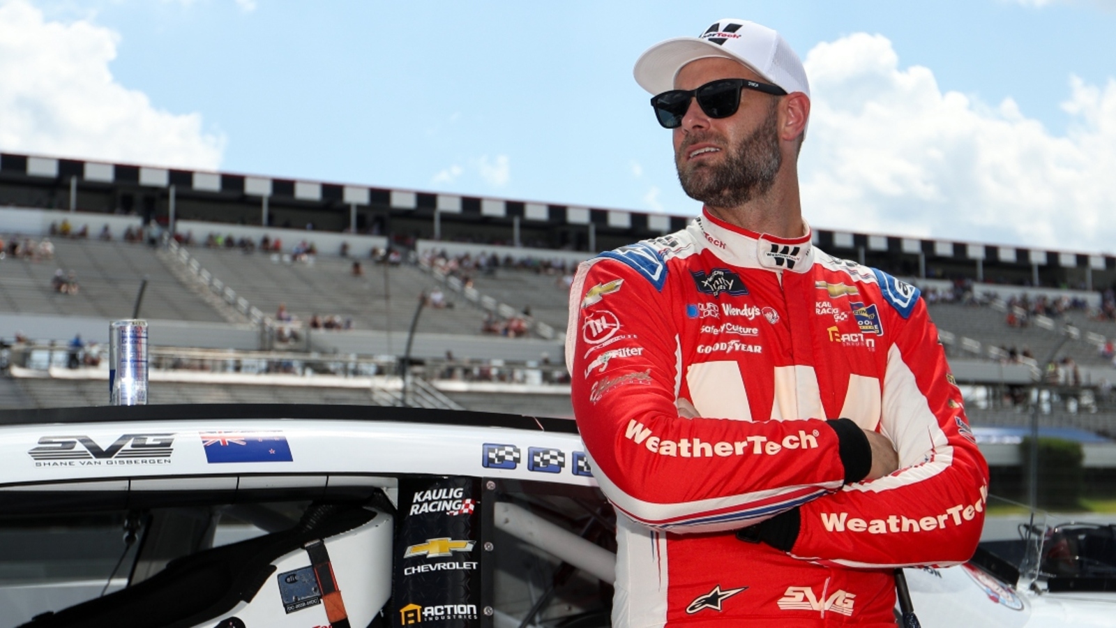 Dale Earnhardt Jr. reacts to Shane van Gisbergen driving No. 88 car for Trackhouse Racing
