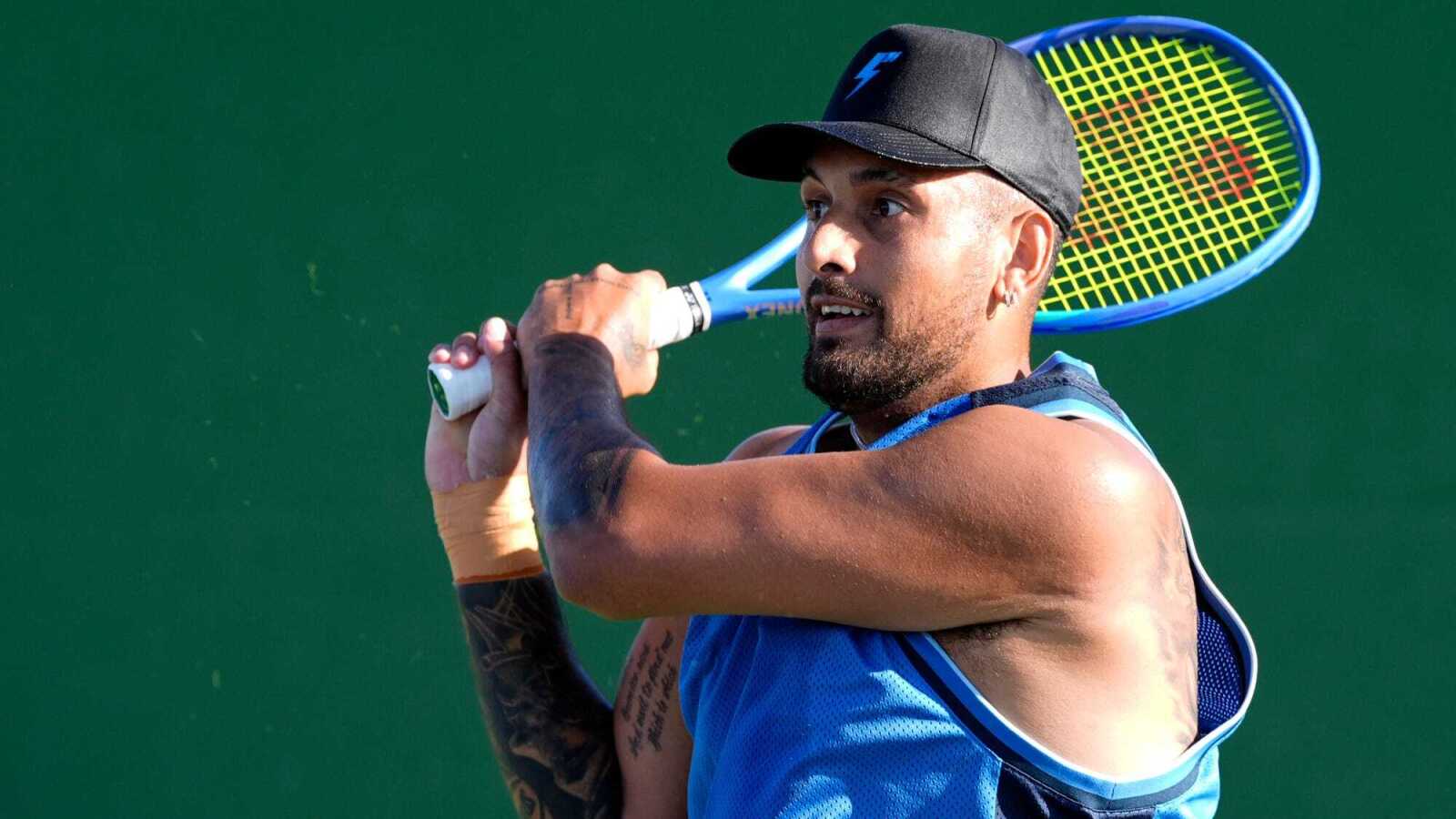 Nick Kyrgios provides fitness update after suffering injury scare ahead of Indian Wells