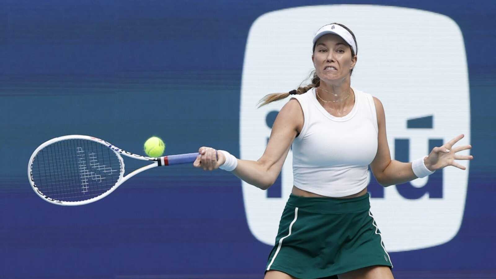 Danielle Collins stretches winning streak to 15 with three-set victory in Madrid