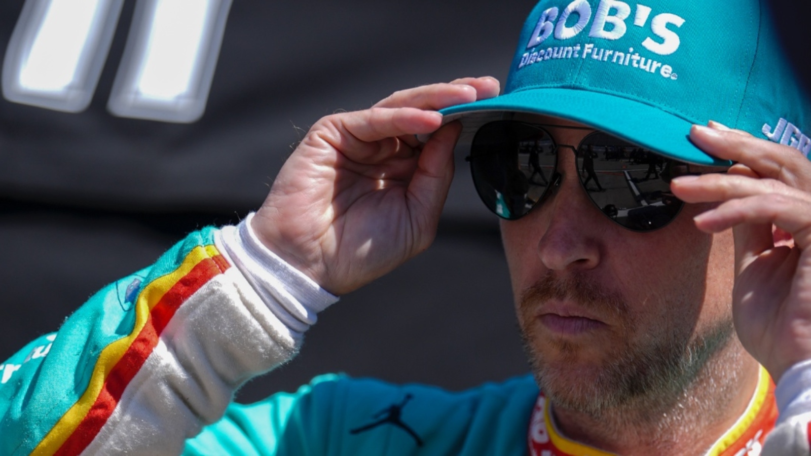 Denny Hamlin penalized for jumping start in Cracker Barrel 400 in NASCAR Cup Series at Nashville