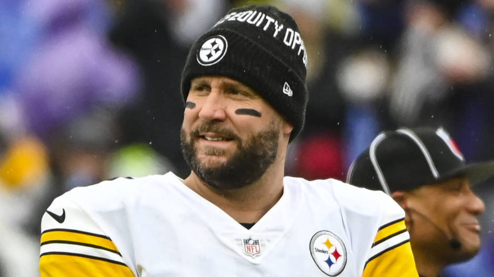 Ben Roethlisberger celebrated with a 