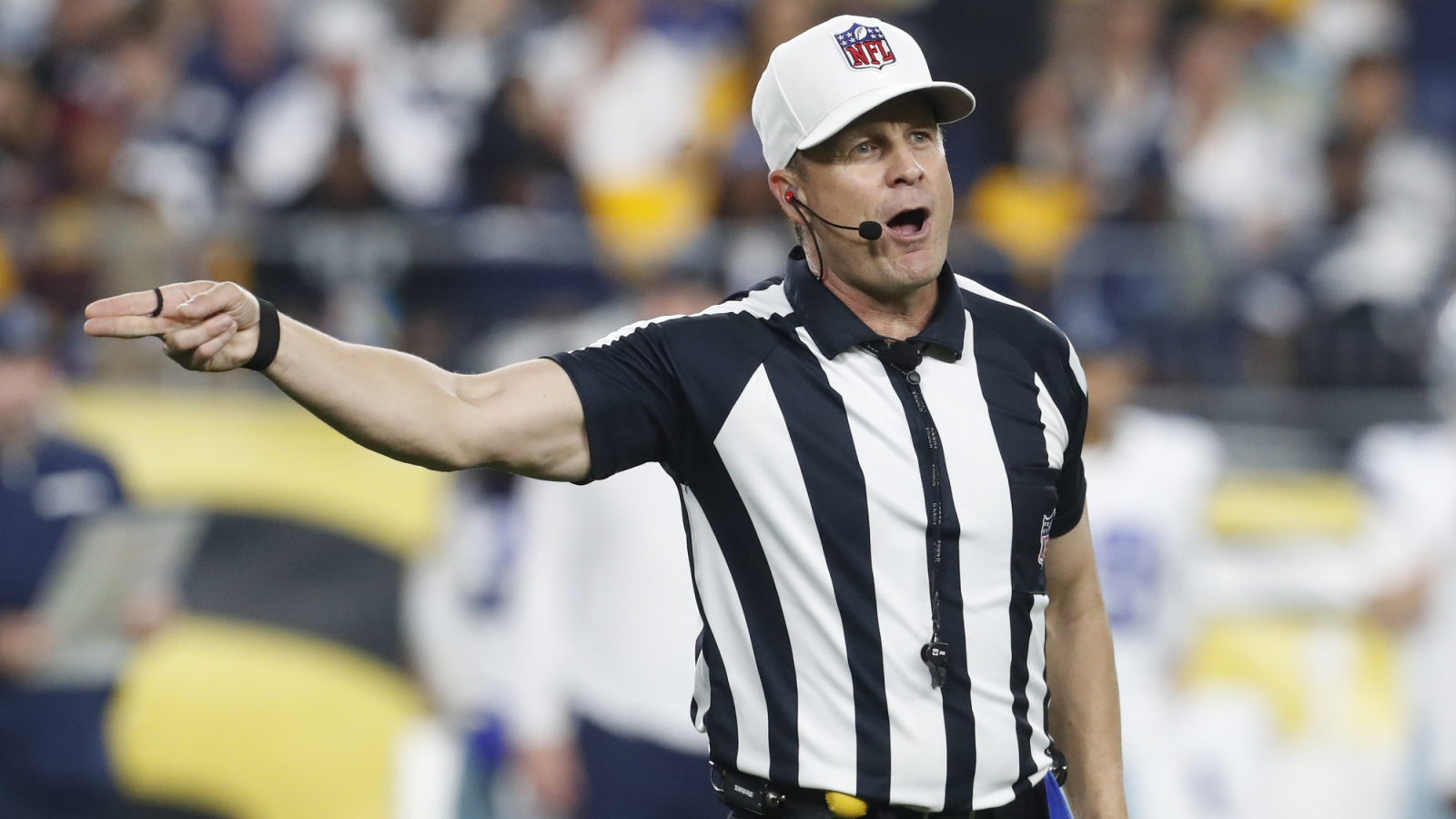 Watch: NFL referee honors father, calls penalty in German
