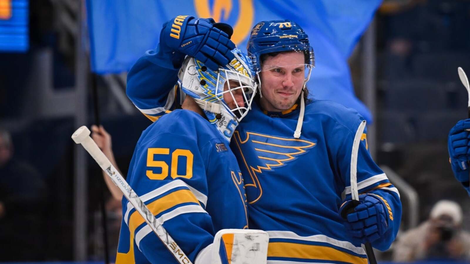 Blues re-sign F Oskar Sundqvist to 1-year contract