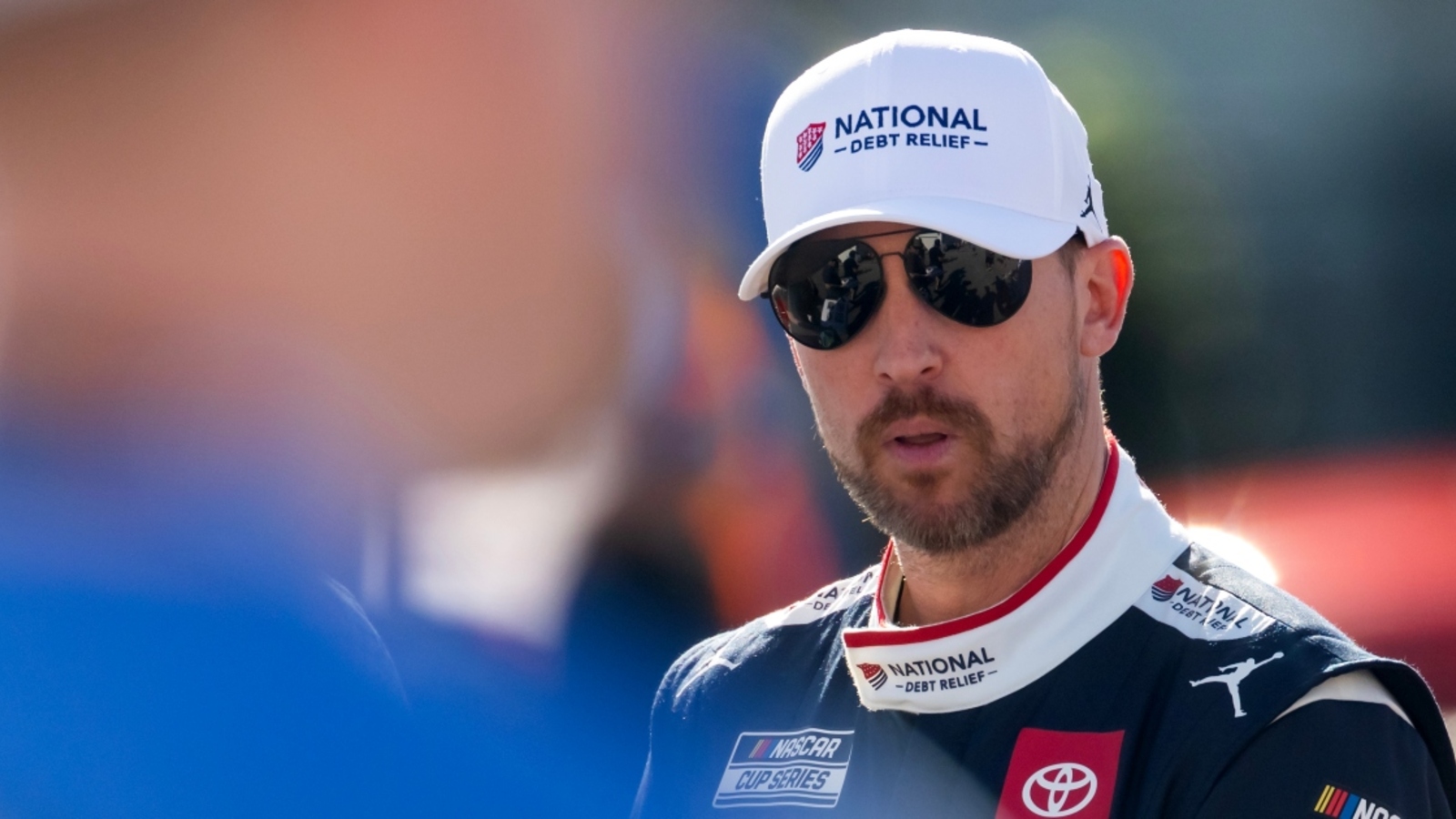 Denny Hamlin reacts to Ty Dillon upsetting him in NASCAR bracket, epic post-race troll