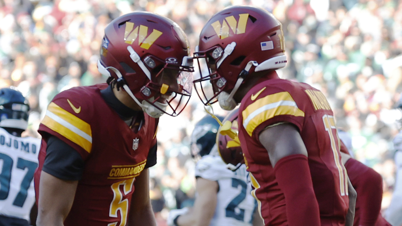 Commanders' Jayden Daniels seems hopeful about how Terry McLaurin contract standoff will end