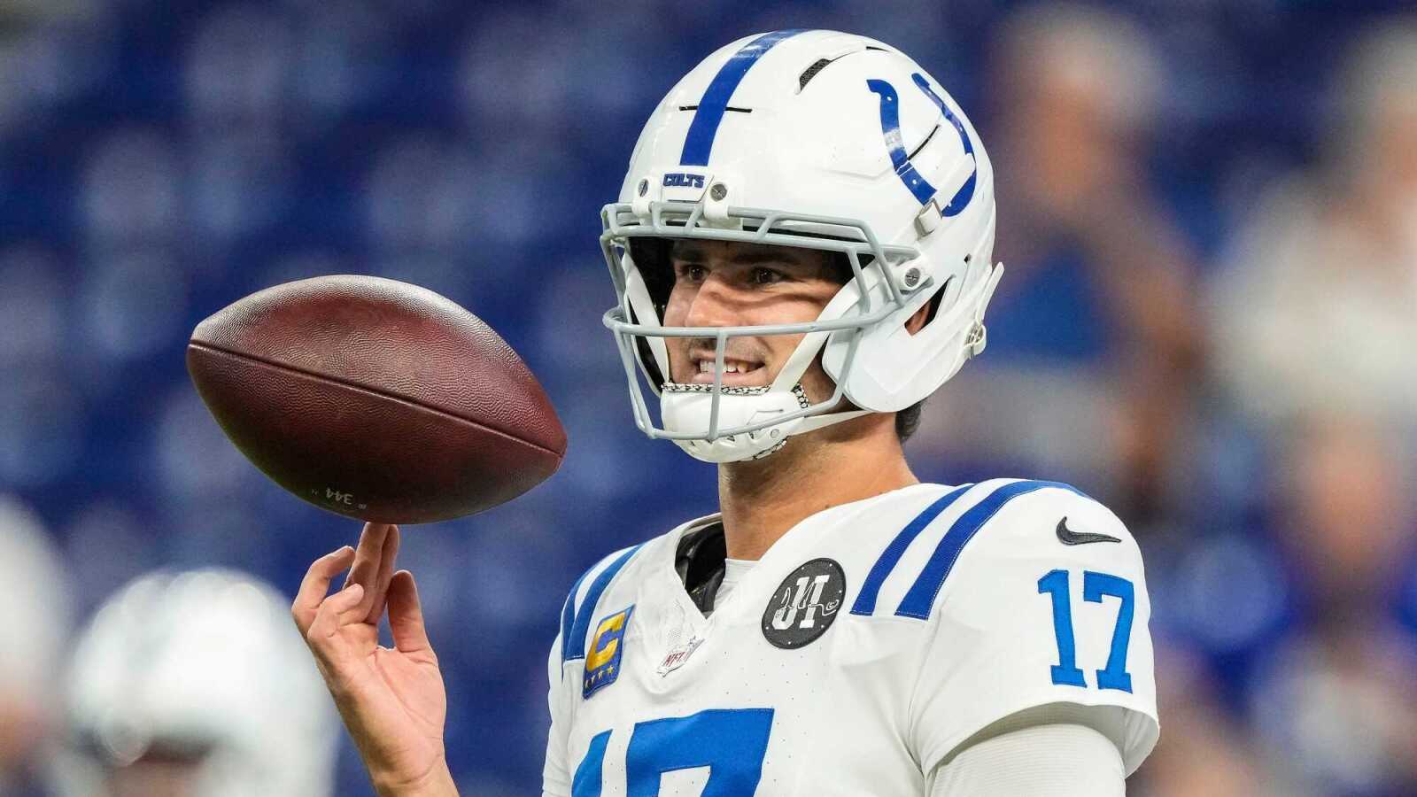 How Daniel Jones is 'doing a really nice job' as Colts starting QB