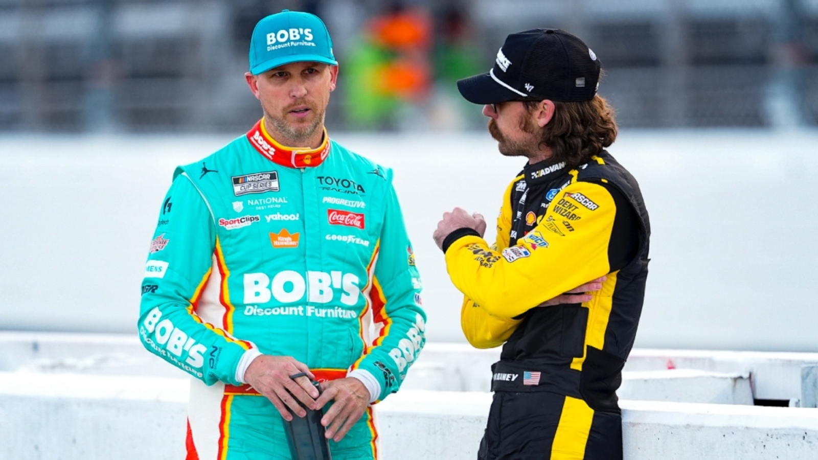 Denny Hamlin responds to whether Ryan Blaney is the best driver in the NASCAR Cup Series after Bristol