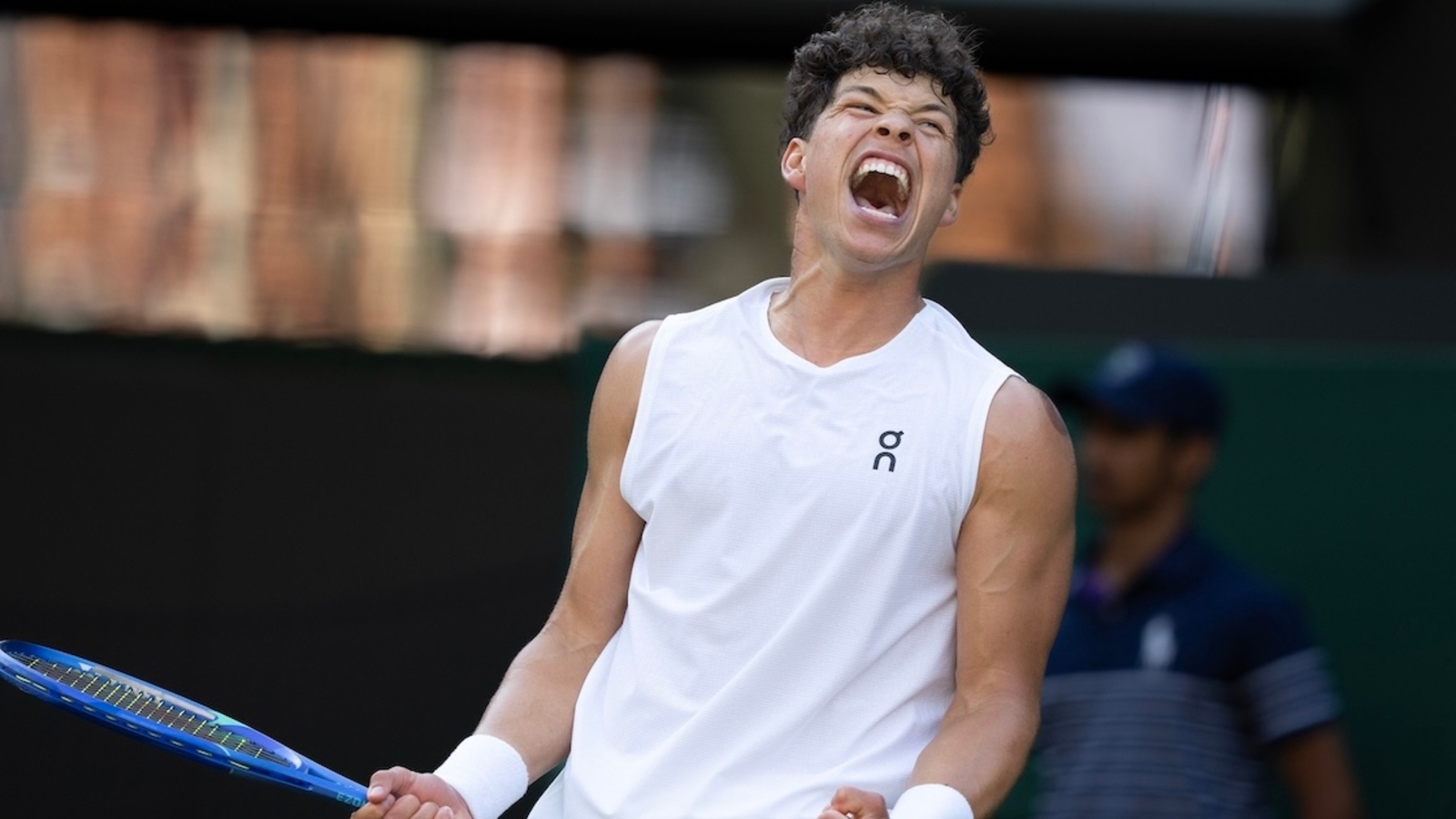 Ben Shelton laughs at ‘quarterbacker’ question at Wimbledon, shouts out Trinity Rodman