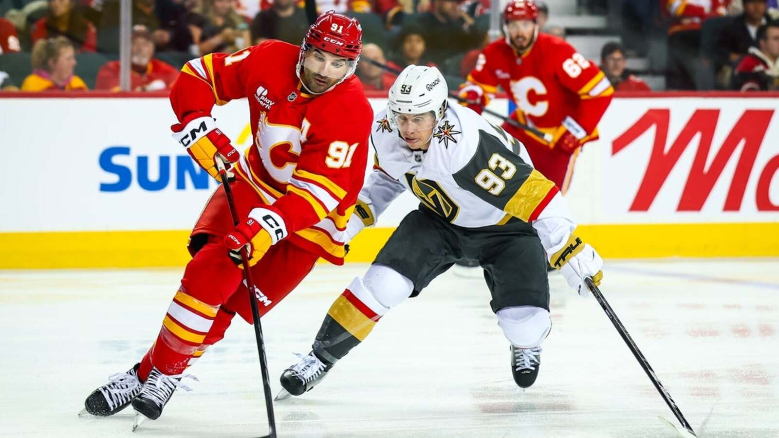 Mammoth, Flames continue search for offensive consistency