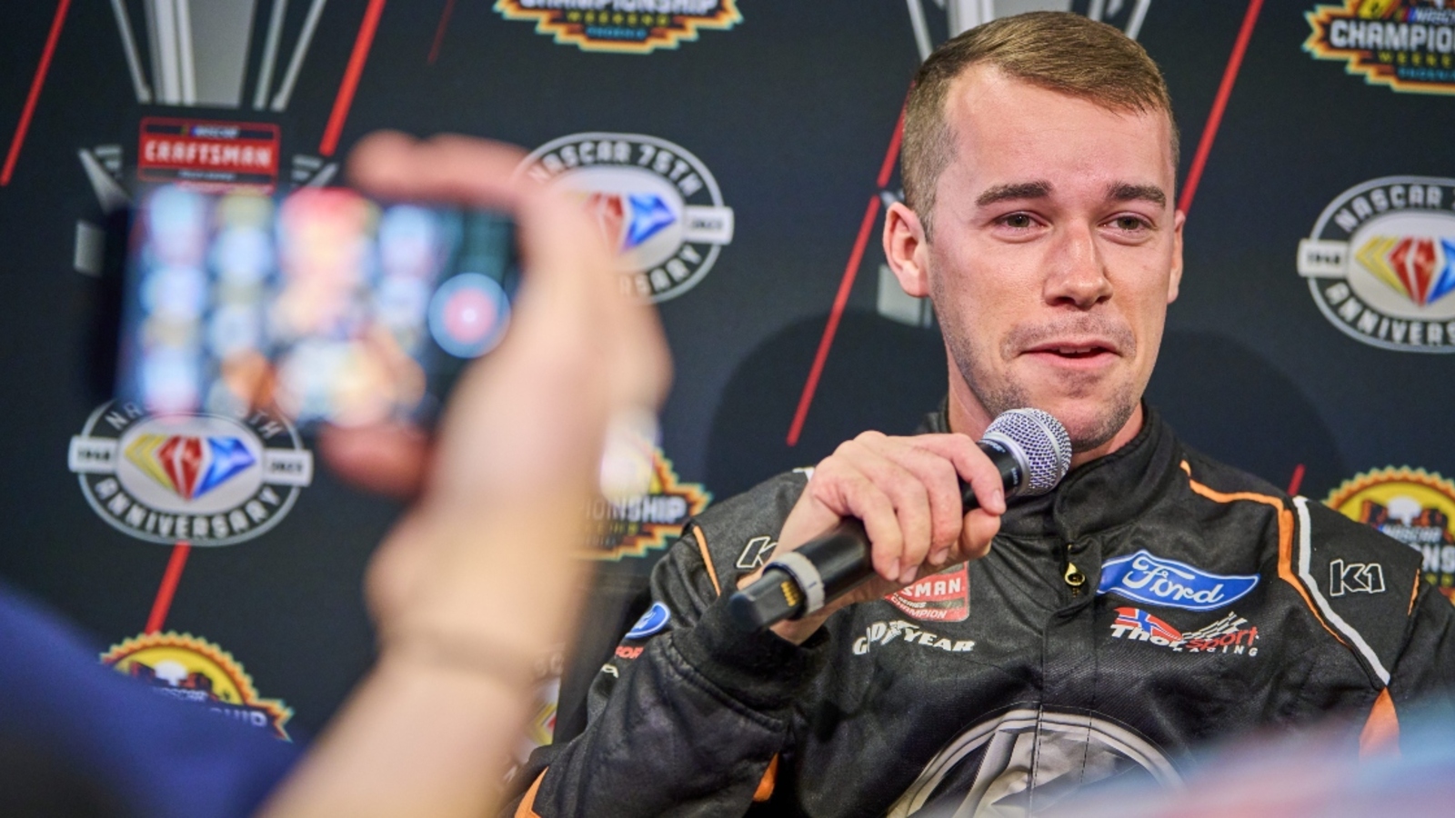Ben Rhodes: Christian Eckes is ‘at Taylor Gray’s mercy next week’ after Martinsville incident