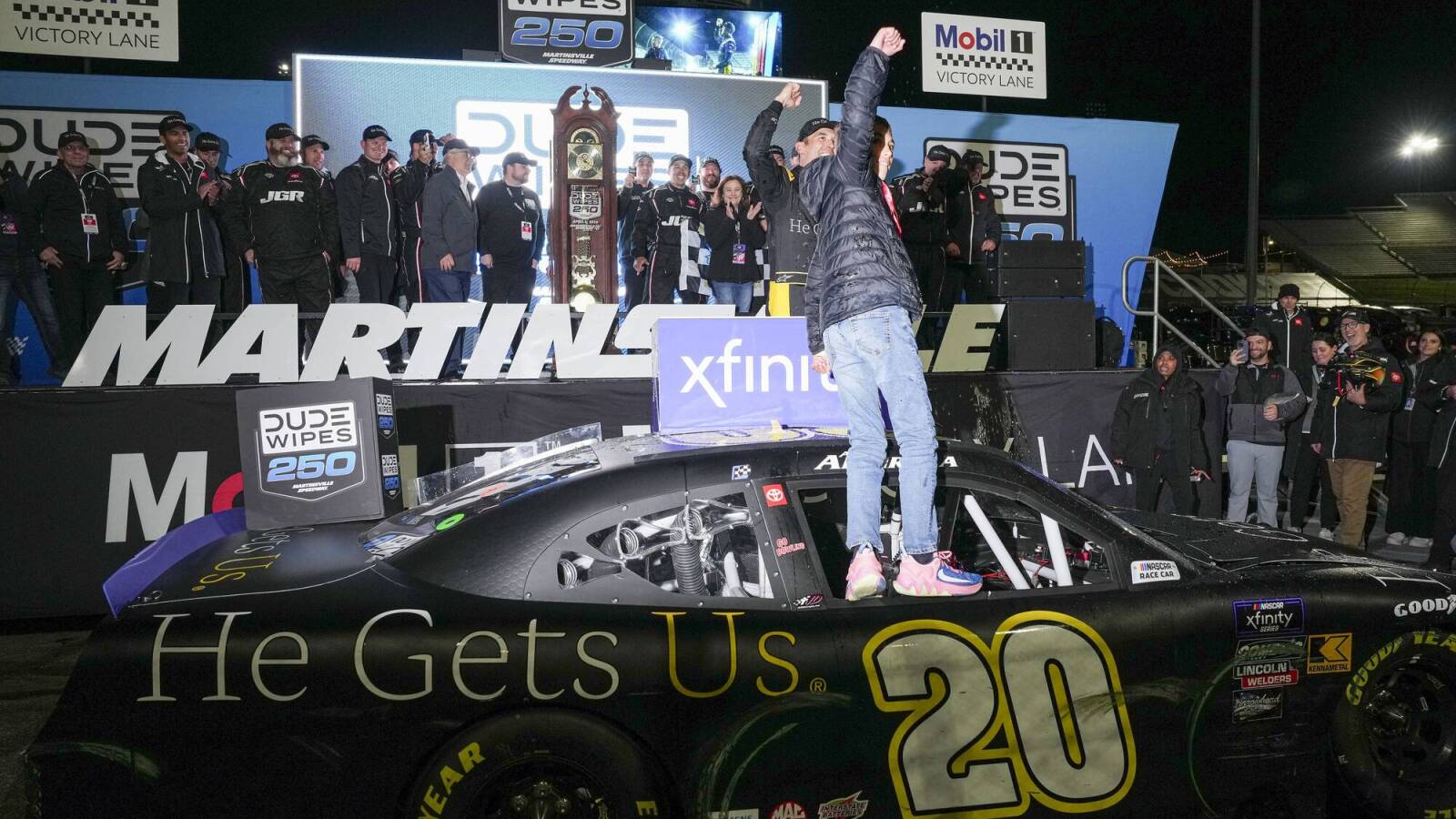 Aric Almirola's Martinsville Xfinity win proves that nice guys can finish first