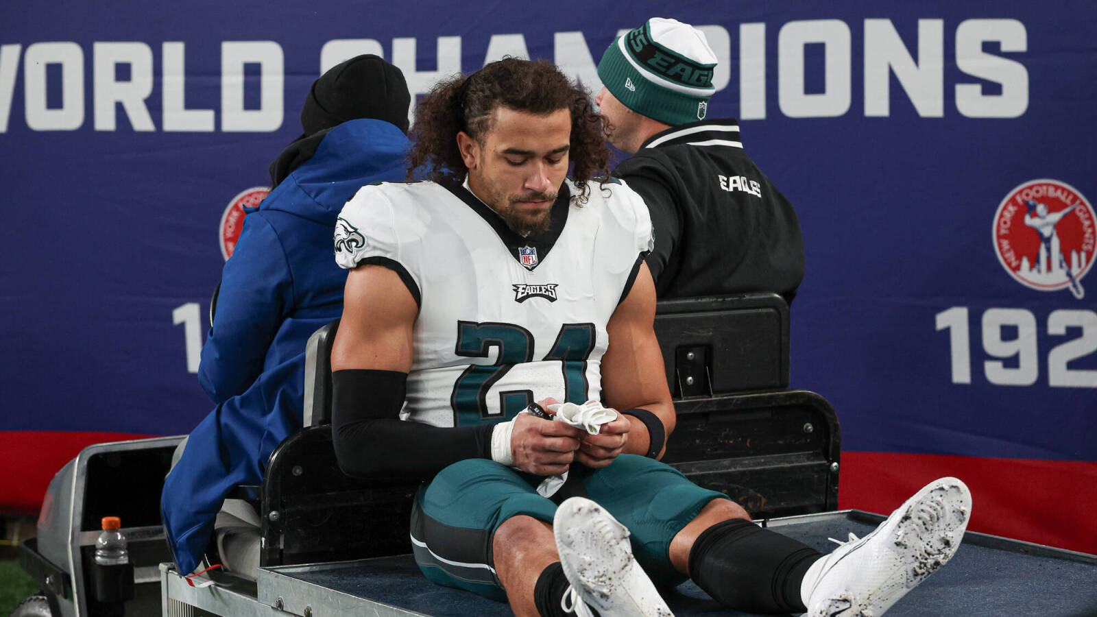 Injured Eagles safety believes he will be ready for season