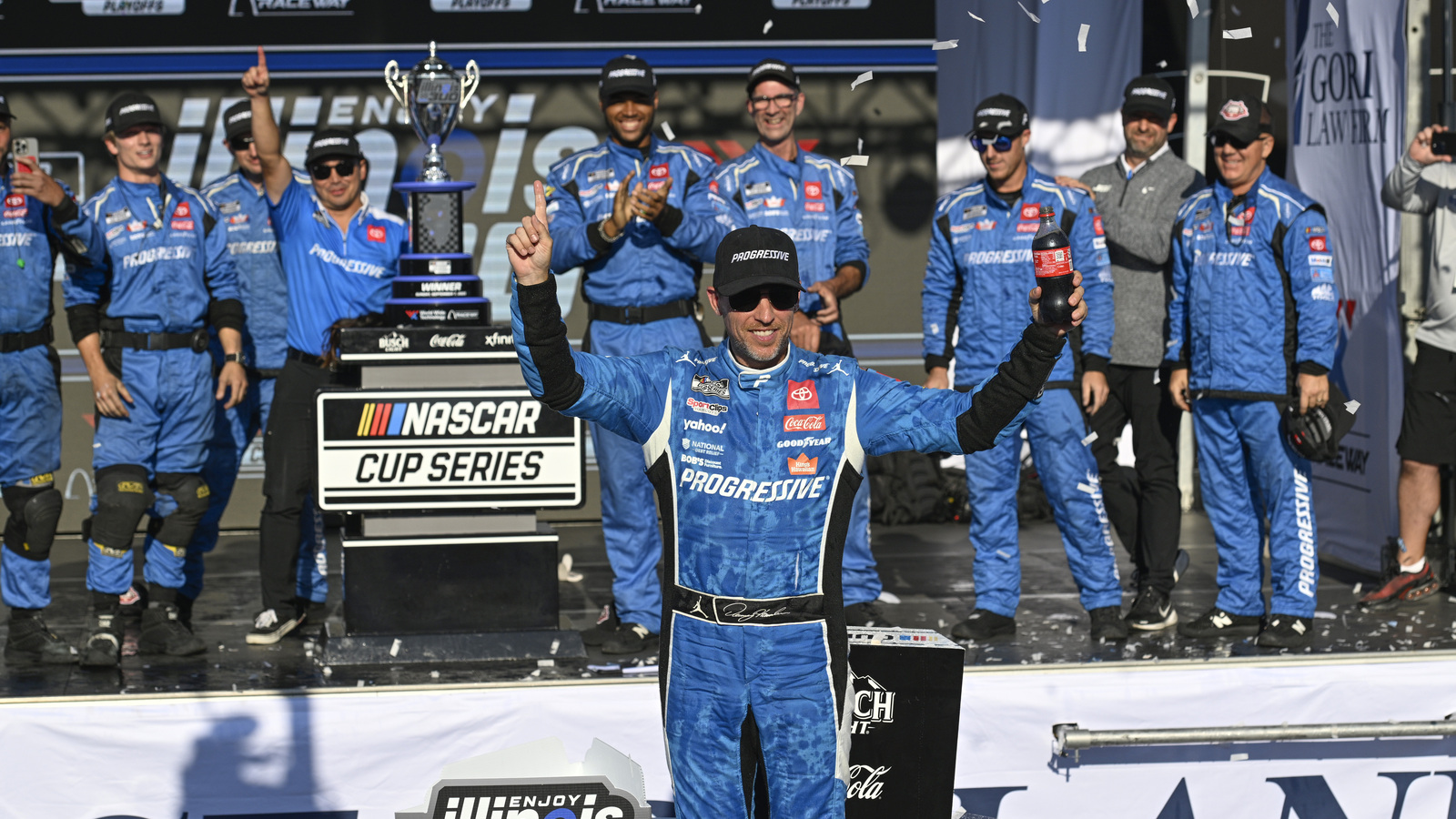 Denny Hamlin Warned Over ‘Reckless’ Move as Kevin Harvick Fears ‘Championship Collapse’