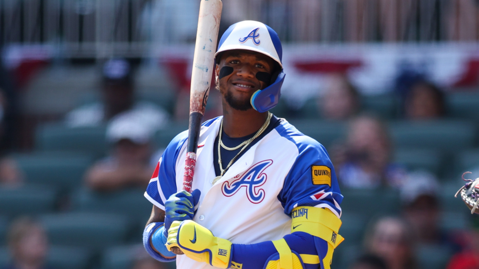 Watch: Braves' Ronald Acuna Jr. hits second HR following injury return