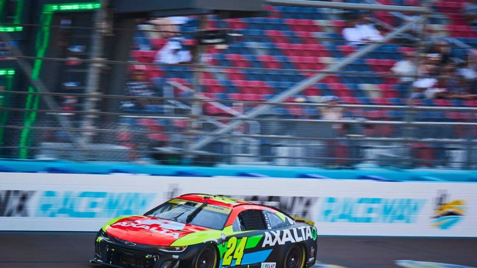 William Byron wins pole for NASCAR Cup title race