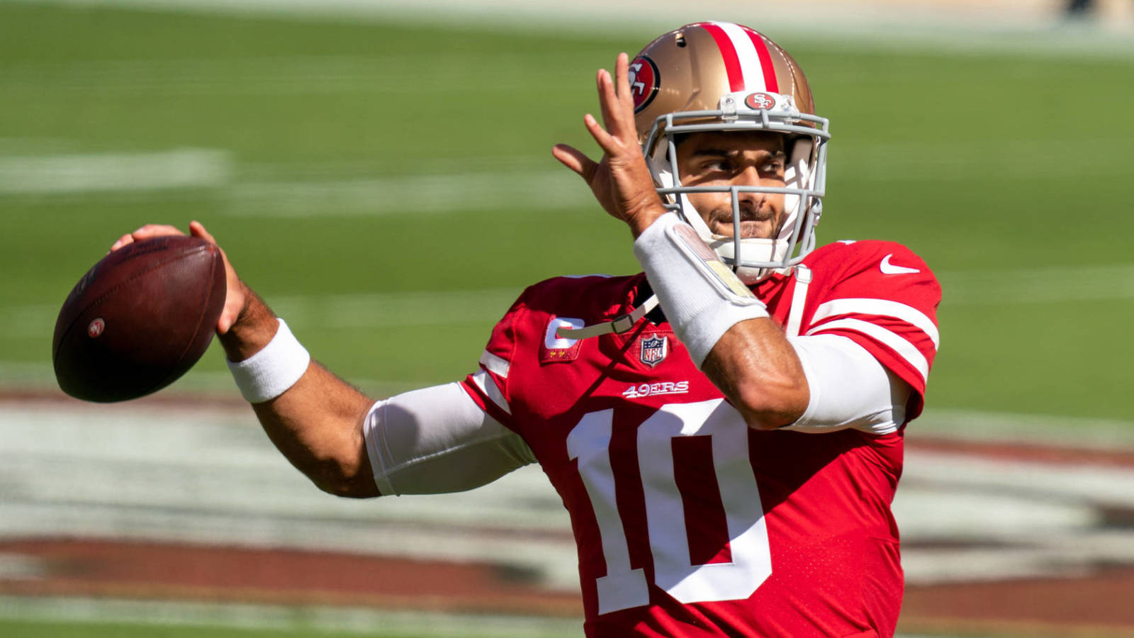 Jimmy Garoppolo Ankle Is Feeling Great Yardbarker
