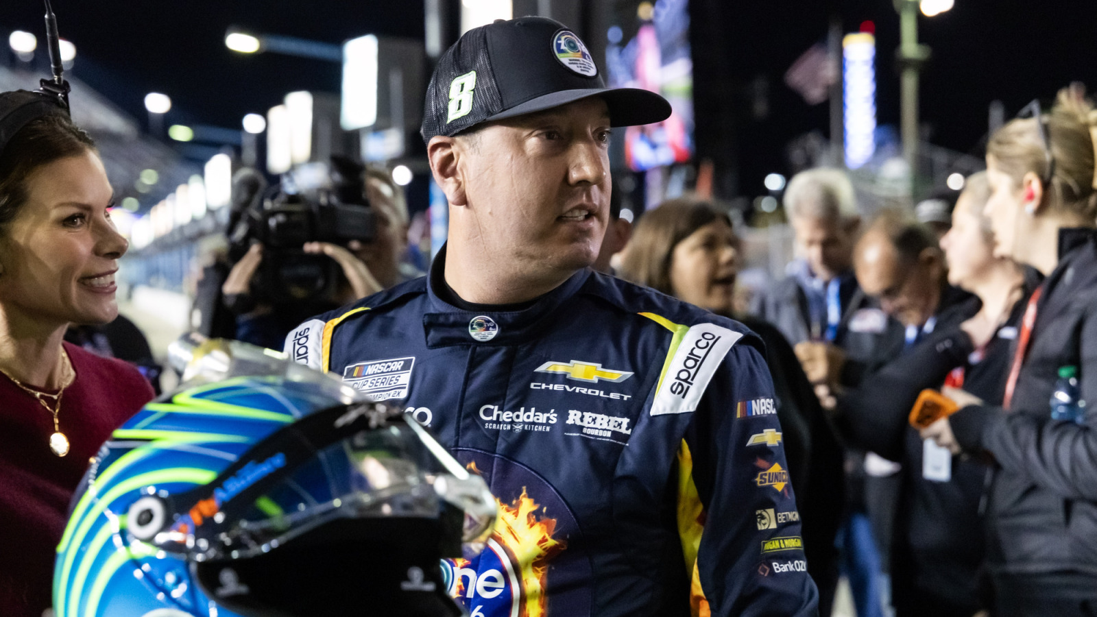 Kyle Busch’s wife Samantha captures son Brexton’s heartwarming reaction to dad winning Daytona 500 pole