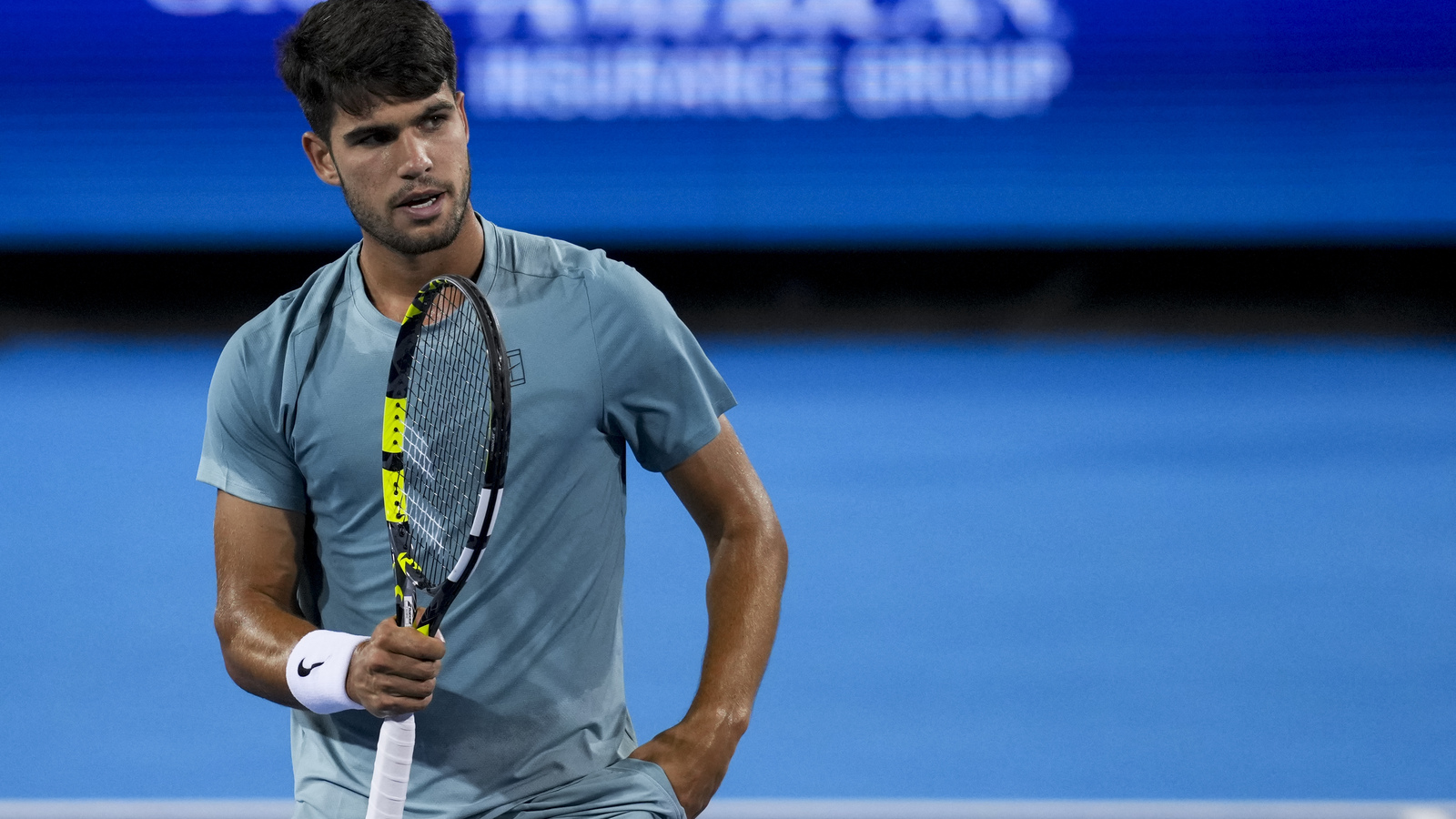 'Why should it be covered? It’s not my fault.' - Alcaraz refuses to comply with umpire in heated argument at Cincinnati Open
