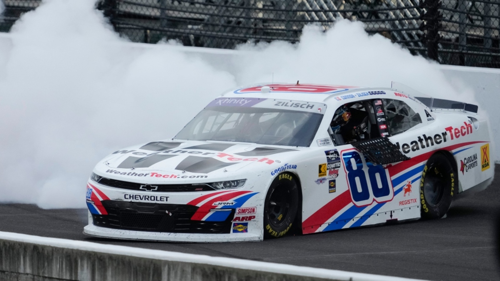 Connor Zilisch shows off crazy mid-race sticker movement, wants it reflected on Indianapolis win diecast