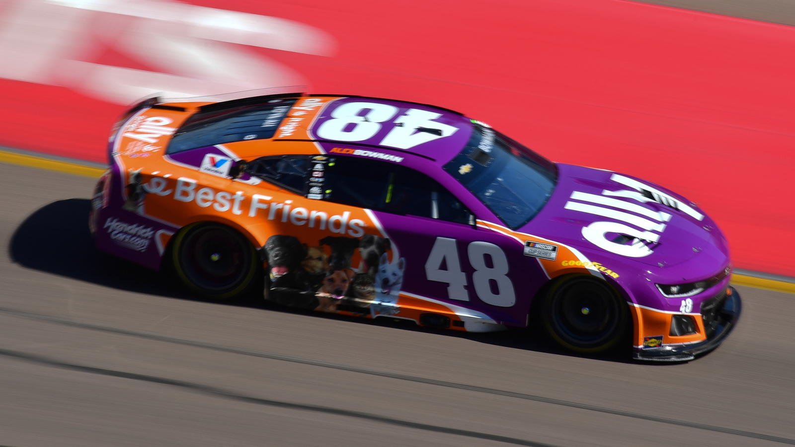 Alex Bowman comes from the back to earn top-10 finish at his home track