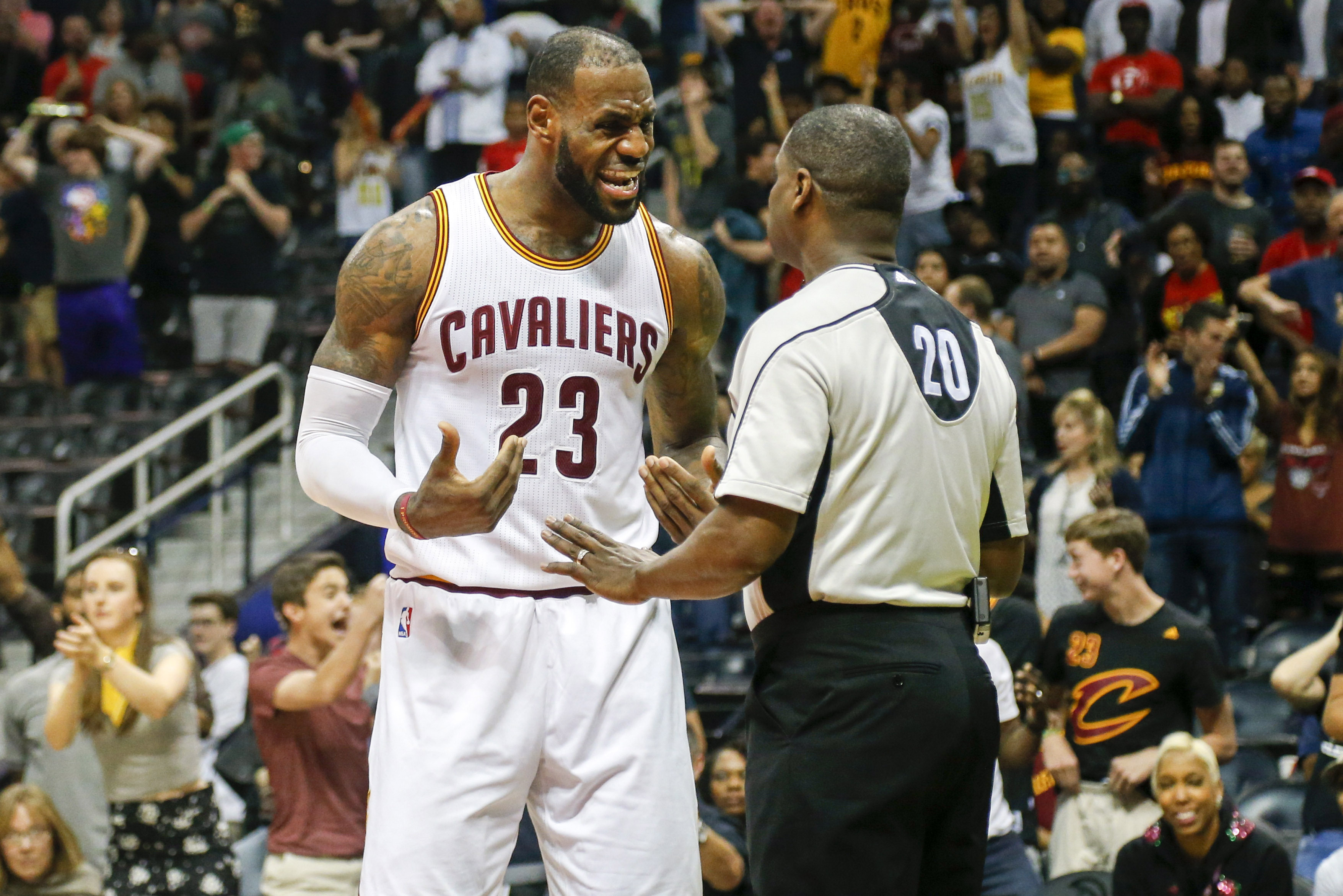 NBA Referee Hotline Bling LeBron calls out the officials