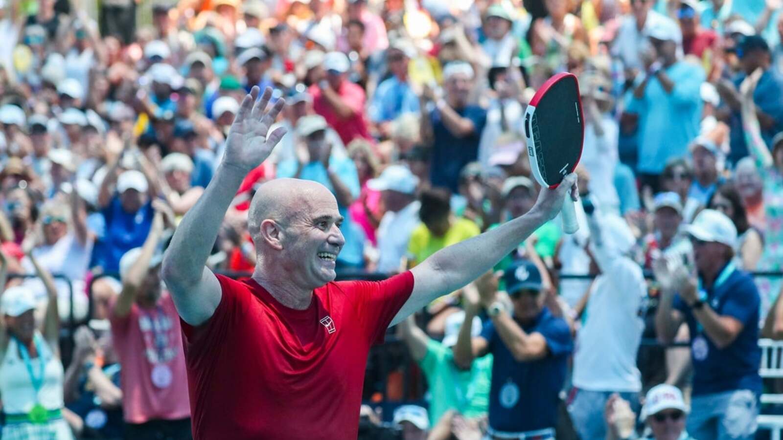 Andre Agassi falls in second U.S. Open Pickleball match