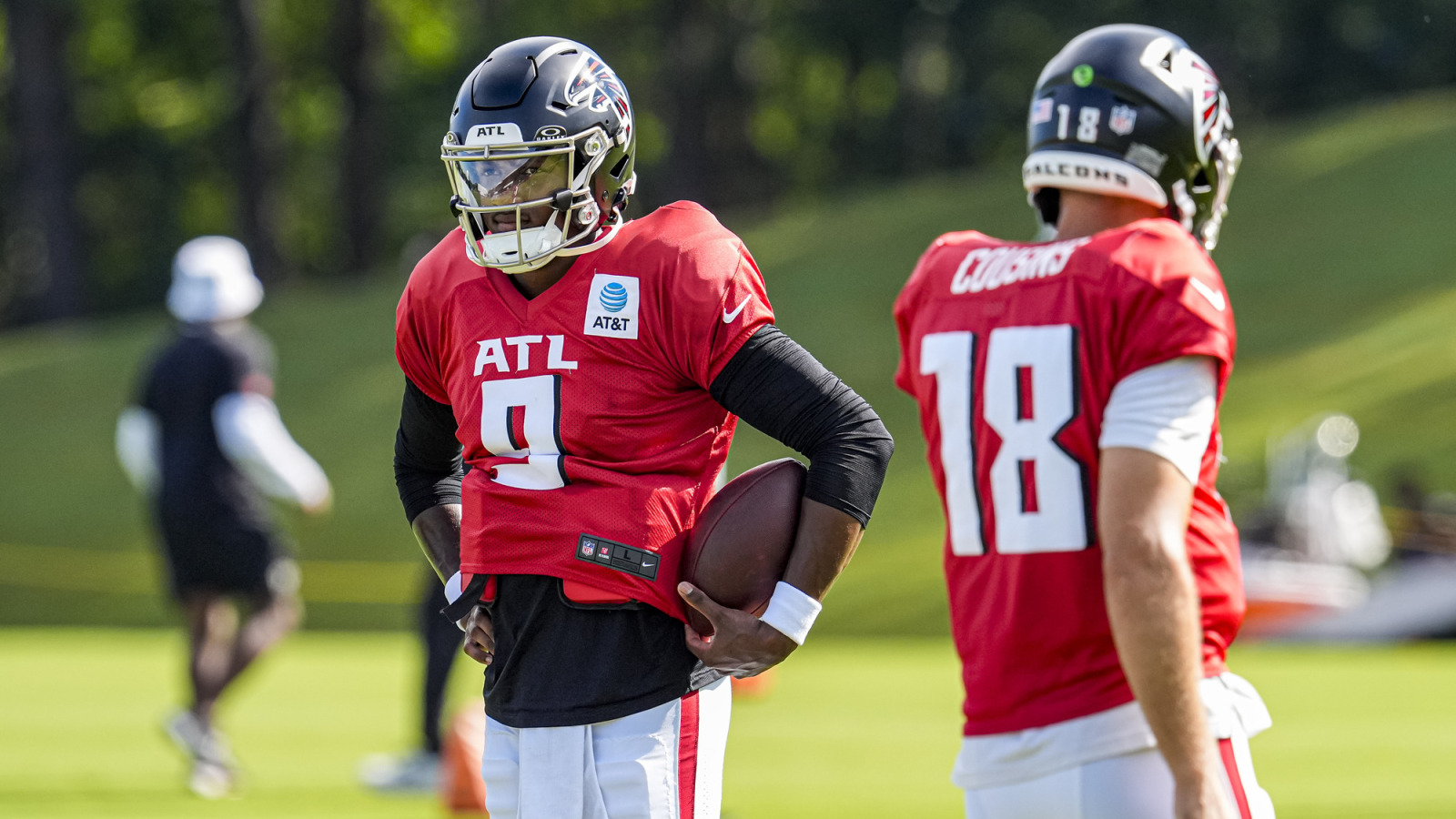 Is Michael Penix Jr. looking over his shoulder with Kirk Cousins still on Falcons roster?