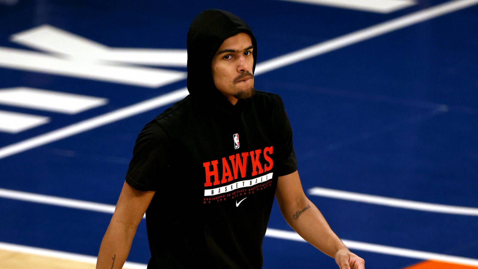 New York Knicks release statement after Trae Young spitting incident, ban fan indefinitely 1 New York Knicks release statement after Trae Young spitting incident, ban fan indefinitely
